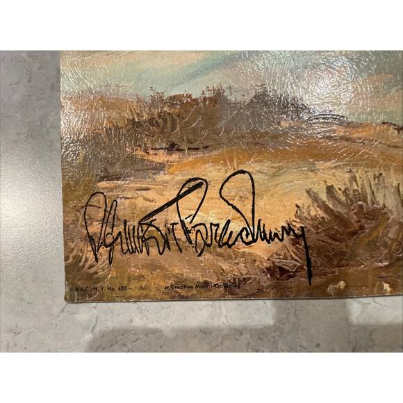 Bradbury Fine Art Print 16x20” Rolling Surf" Vivid Litho Ocean Waves Nature - Picture 6 of 9